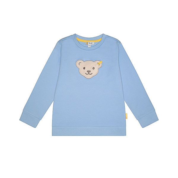 Steiff Sweatshirt HIGH FIVE mit Quietsche in blau