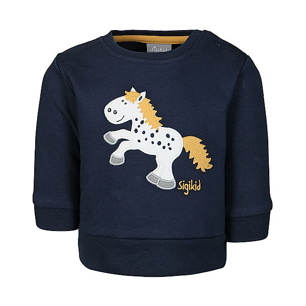 Sigikid Sweatshirt KLEINES PONY in dunkelblau