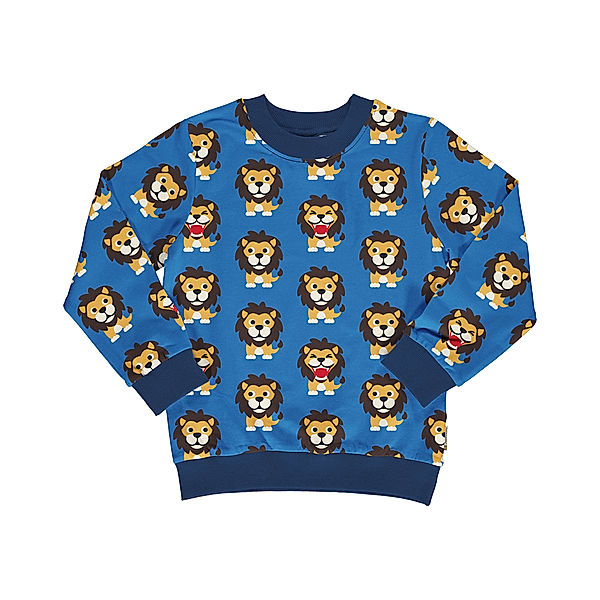 Maxomorra Sweatshirt LION in blau