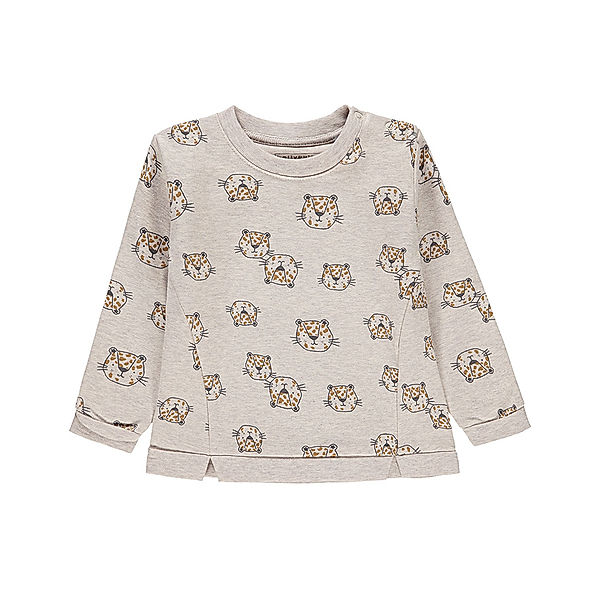 bellybutton Sweatshirt LITTLE LEO AOP in cremeweiss