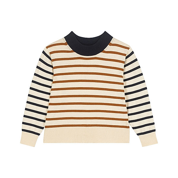 Petit Bateau Sweatshirt LOGGIA in weiß/gelb/blau