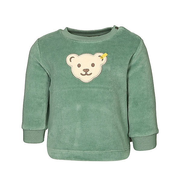 Steiff Sweatshirt LUCKY CHARM in sagebrush green