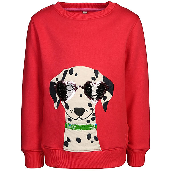 Tom Joule® Sweatshirt MACKENZIE - DALMATIANS in rot