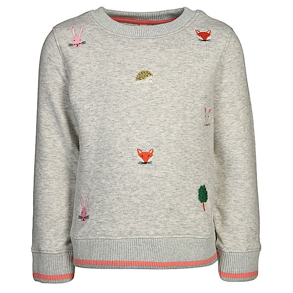 Tom Joule® Sweatshirt MACKENZIE ICONS in grau melange