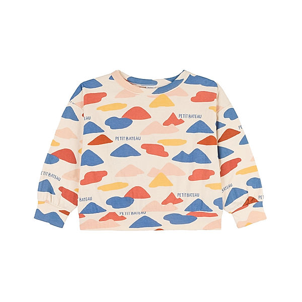 Petit Bateau Sweatshirt MONTAGNES in multicolor