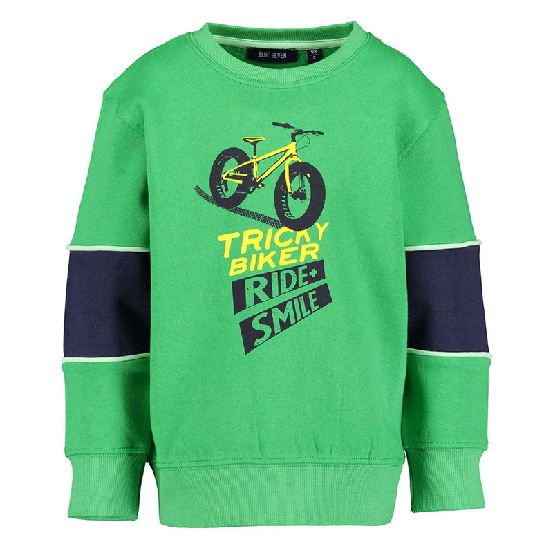 Sweatshirt MOVE IT – TRICKY BIKER in grün
