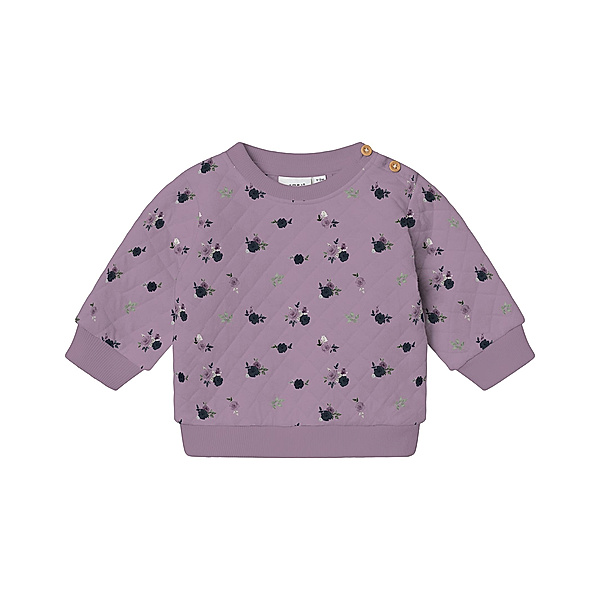 name it Sweatshirt NBFRAYIA FLOWERS in lavender mist