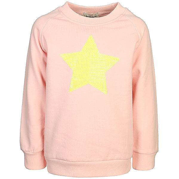 tausendkind collection Sweatshirt NEON STERN mit Pailletten in pink