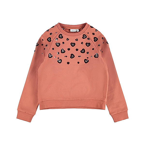 name it Sweatshirt NKFNEGIS in etruscan red