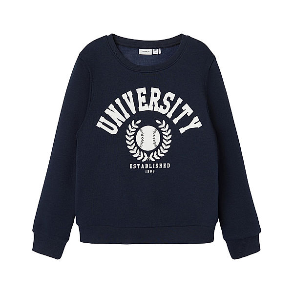 name it Sweatshirt NKNTILLE  UNIVERSITY in dark sapphir