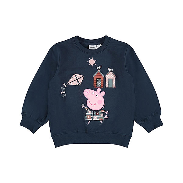 name it Sweatshirt NMFPEPPAPIG SUNNVA in dark sapphire