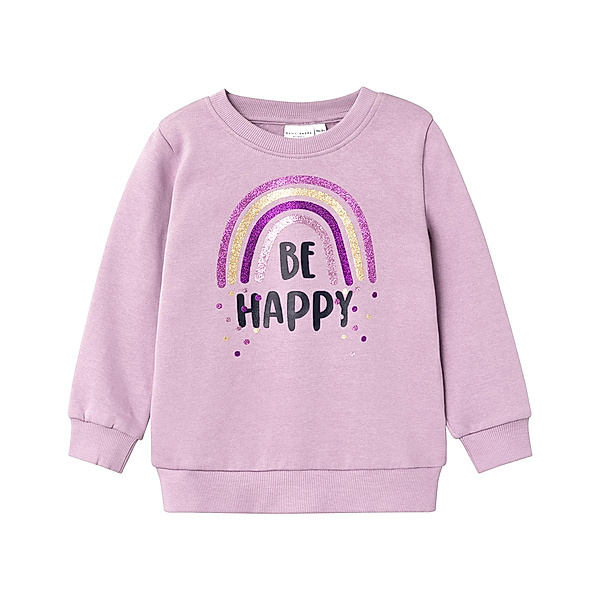 name it Sweatshirt NMFVENUS HAPPY in lavender mist