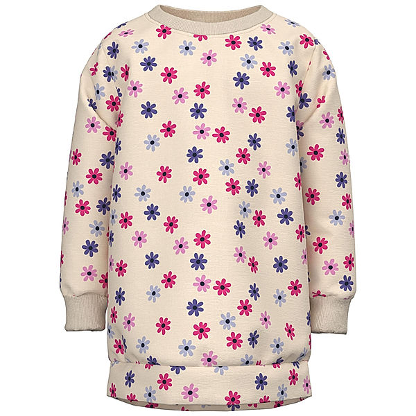 name it Sweatshirt NMFVERONIKA - FLORAL in buttercream