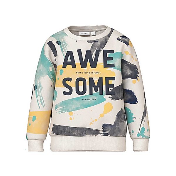 name it Sweatshirt NMMBULGUR AWESOME in jet stream