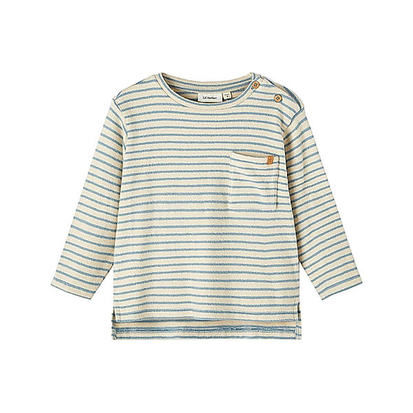 Lil' Atelier Sweatshirt NMMODO STRIPES in smoke blue