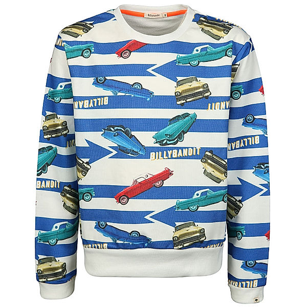 Billybandit Sweatshirt OLDTIMER in blau/beige