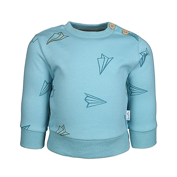 Sanetta Pure Sweatshirt PAPER PLANES in aqua blush