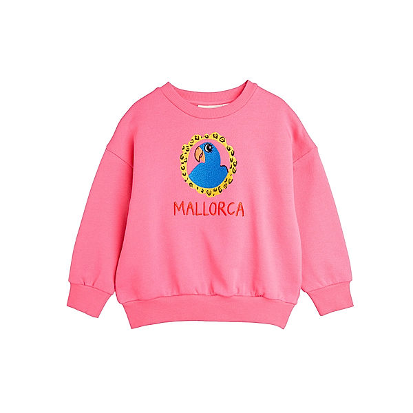 mini rodini Sweatshirt PARROT in pink