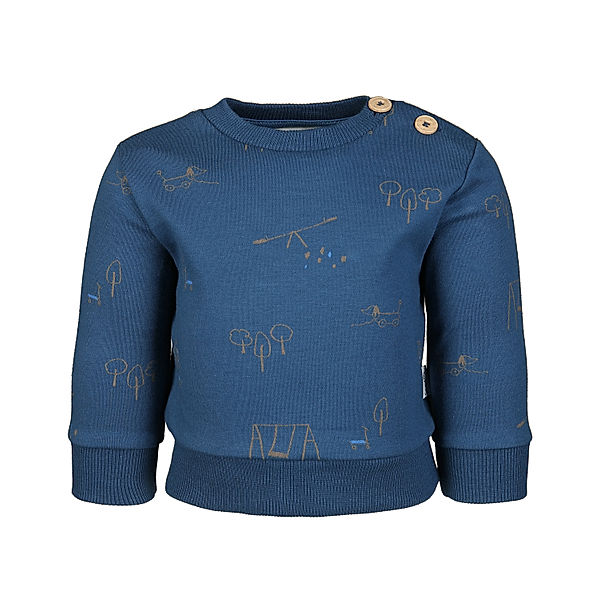 Sanetta Pure Sweatshirt PLAYTIME in blue storm