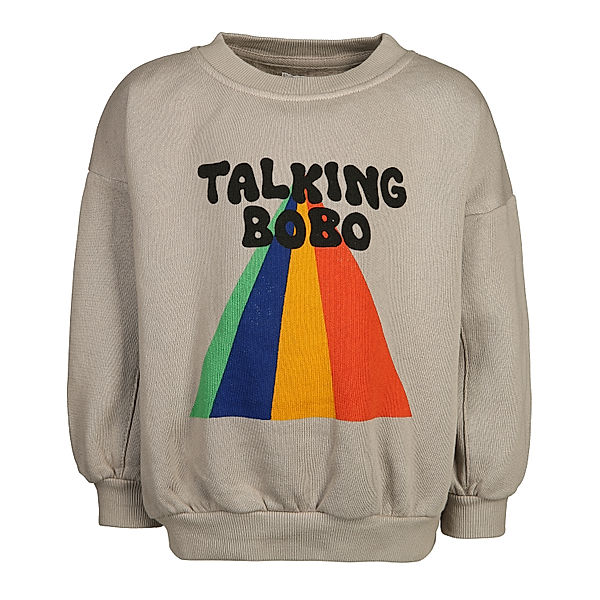 Bobo Choses Sweatshirt RAINBOW – PORPOISE in grau