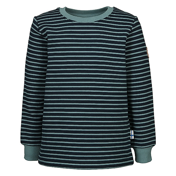 finkid Sweatshirt RIVI gestreift in navy/smoke blue