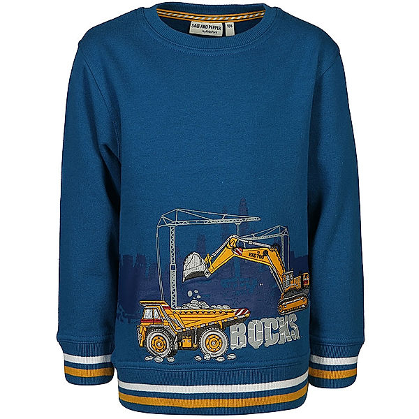 Salt & Pepper Sweatshirt ROCKS in arctic blue
