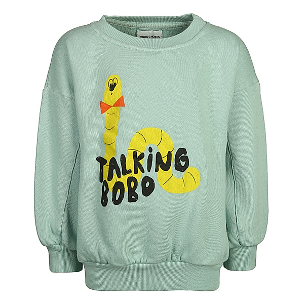 Bobo Choses Sweatshirt SCHOLAR WORM – WASABI in mint