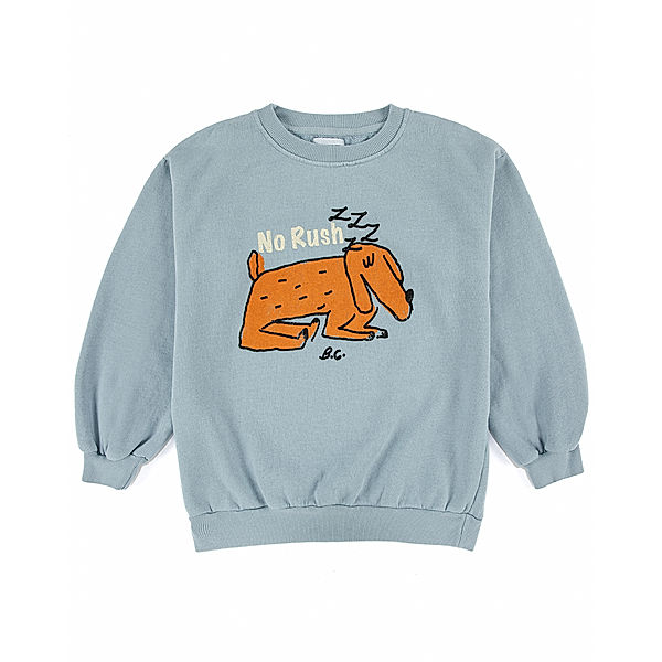 Bobo Choses Sweatshirt SLEEPY DOG in light blue