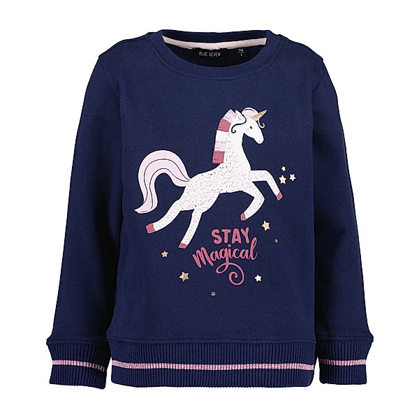 BLUE SEVEN Sweatshirt STAY MAGICAL in ultramarin