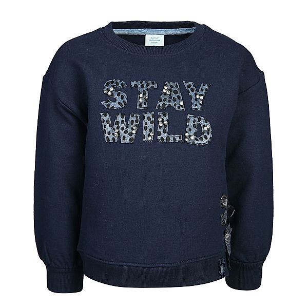 Boboli Sweatshirt STAY WILD in marine