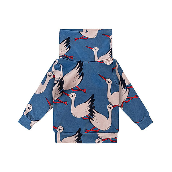 Dear Sophie Sweatshirt STORK SNOOD in blue