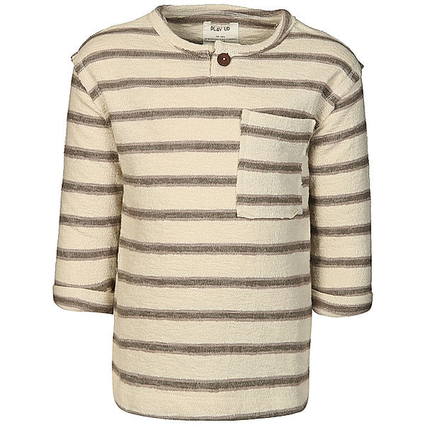 PLAY UP Sweatshirt STRIPED in beige