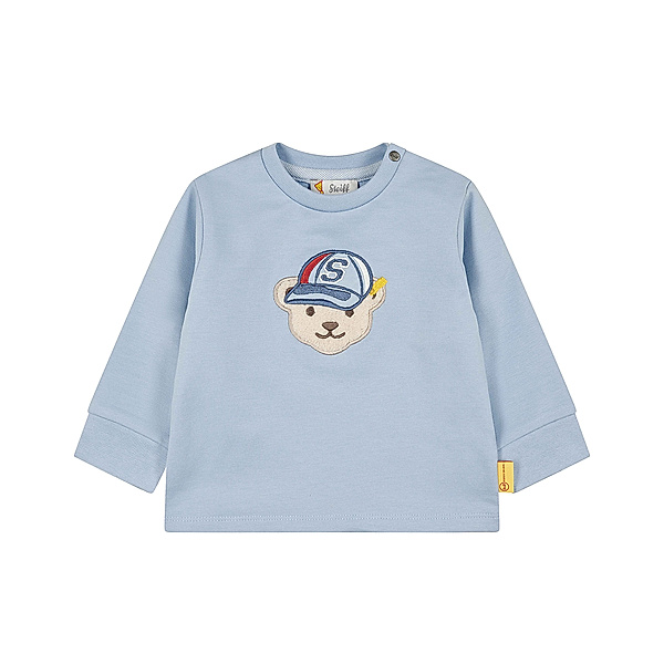 Steiff Sweatshirt TEDDY in brunnera blue