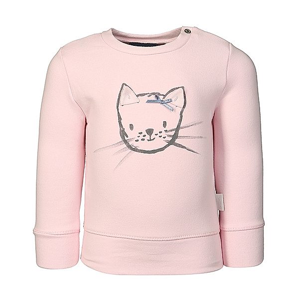Sanetta Sweatshirt THE LITTLE CAT in rosa