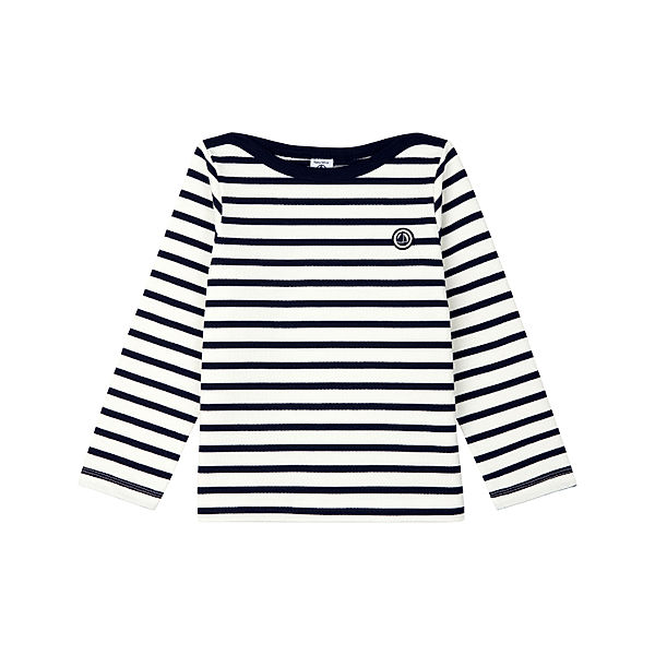 Petit Bateau Sweatshirt TRADITION in marshmallow/smoking