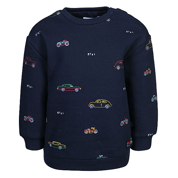 Mayoral Sweatshirt VEHICLES in dark navy