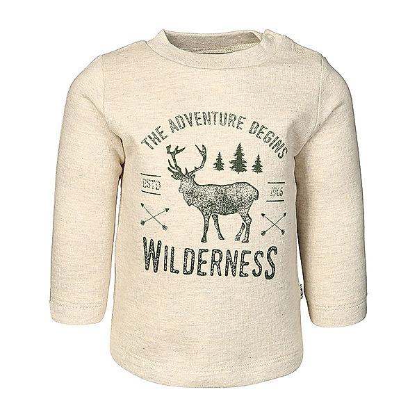 Jacky Sweatshirt WILDERNESS in beige melange