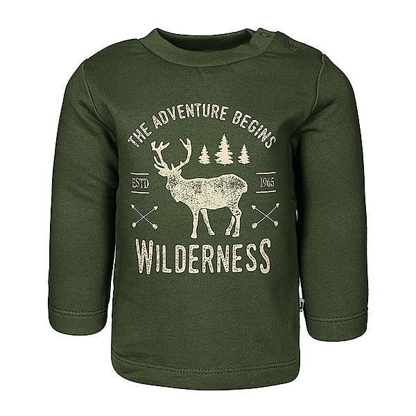 Jacky Sweatshirt WILDERNESS in dunkelgrün