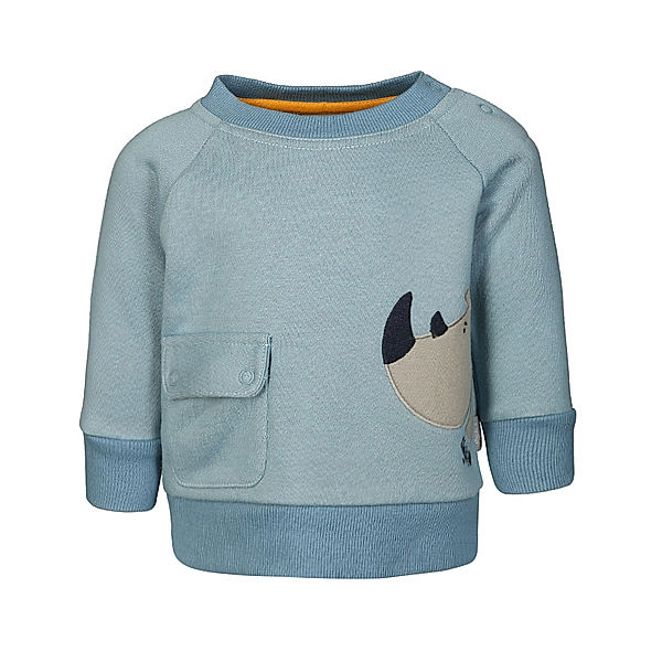 Sigikid Sweatshirt WILDLIFE – NASHORN in blau