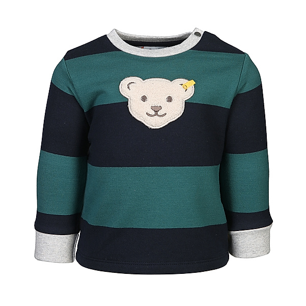 Steiff Sweatshirt YEAR OF THE TEDDY BEAR STRIPED in jasper
