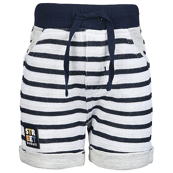 Boboli Sweatshorts COZY gestreift in marine