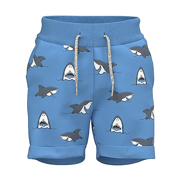 name it Sweatshorts NMMVERMO - SHARK AOP in all aboard