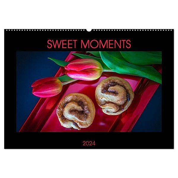 SWEET MOMENTS (Wandkalender 2024 DIN A2 quer), CALVENDO Monatskalender, Julia Zabolotny