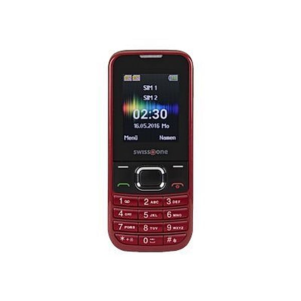 SWISSTONE SC 230 rot Dual-Sim Bluetooth Taschenlampe Kamera Freisprechfunktion Alarmfunktion Kalender 150 Telefonbucheinträge