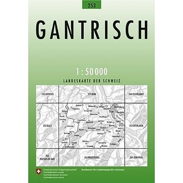 Swisstopo 1 : 50 000 Gantrisch