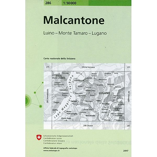 Swisstopo 1 : 50 000 Malcantone