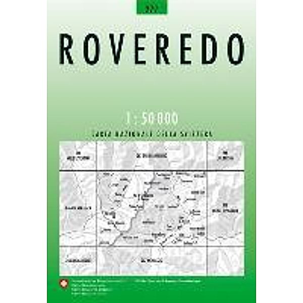 Swisstopo 1 : 50 000 Roveredo