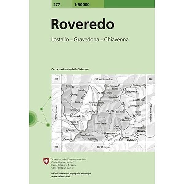 Swisstopo 1 : 50 000 Roveredo