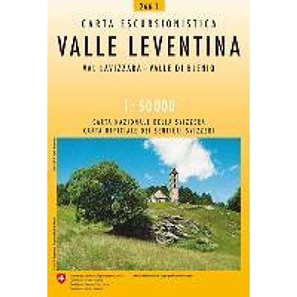 Swisstopo 1 : 50 000 Valle Leventina