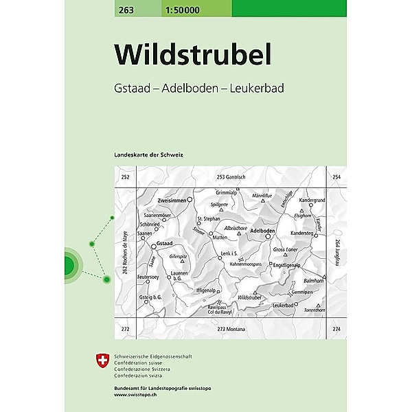Swisstopo 1 : 50 000 Wildtrubel